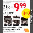 Meeste bokserid Classic, erinevad, suurus S-XL