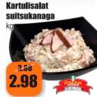 Магазин:Grossi,Скидка:Картофельный салат с копченой курицей кг