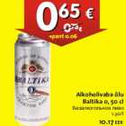 Allahindlus - Alkoholivaba õlu Baltika