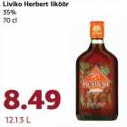 Liviko Herbert liköör 35% 70 cl