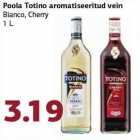 Poola Totino aromatiseeritud vein Bianco, Cherry 1 L