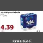 Saku Originaal hele õlu 4,6% 6 x 0,568 L