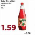 Saku Kiss siider metsmaasika 4,5% 1 L