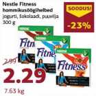 Allahindlus - Nestle Fitness hommikusöögihelbed jogurti, šokolaadi, puuvilja 300 g 
