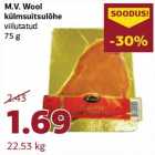 Allahindlus - M.V. Wool külmsuitsulõhe viilutatud 75 g