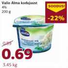 Магазин:Comarket,Скидка:Творог Valio Alma 4% 200 г