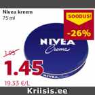 Nivea kreem
75 ml