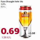 Faxe Draught hele õlu