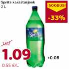 Allahindlus - Sprite karastusjook
2 L