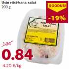 Usin riisi-kana salat
200 g