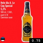 Allahindlus - Hele õlu A. Le
Coq Special 