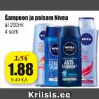 Allahindlus - Šampoon ja palsam Nivea 