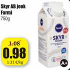 Allahindlus - Skyr AB jook Farmi 750 g