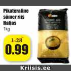 Pikateraline sõmer riis Haljas, 1 kg