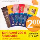 Kari Fazeri 200 g šokolaadid  