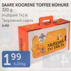 Allahindlus - SAARE KOORENE TOFFEE KOHUKE 320 G