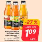 Allahindlus - Mahl ja mahlajook
konsentreeritud
mahlast Cappy, 1 l

