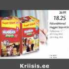 Mähkmed - Püksmähkmed Huggies Step-inGb (4) 7-15 kg, 84 tk;
(5)14-18 kq,76 tk