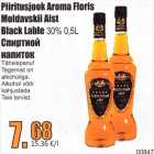 Allahindlus - Piiritusjook Aroma Floris Moldavskii Aist Black Lable 