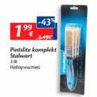 Allahindlus - Pintslite komplekt
Stalwart
3 tk
