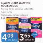 ALWAYS ULTRA QUATTRO HÜGIEENISIDE