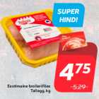 Allahindlus - Eestimaine broilerifilee
Tallegg, kg