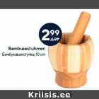 Bambusest uhmer;
10 cm
