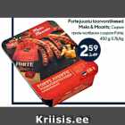 Forte juustu toorvorstikesed
Maks & Moorits;
450 g