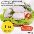Jahutatud broilerikintsud Rannamõisa