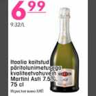 Allahindlus - Itaalia kaitstud päritolunimetusega kvaliteetvahuvein Martini Asti 7,5%, 75cl