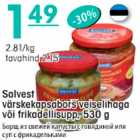 Allahindlus - Salvest värskekapsaborš veiselihaga või frikadellisupp, 350g  