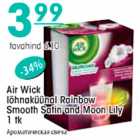 Air Wick lõhnaküünal Rainbow Smooth Satin and Moon Lily 1tk