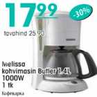 Melissa kohvimasin Butler 1.4L 1000W 1 tk