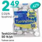 Teeküünlad 50 tk/pk