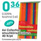 Allahindlus - Asi Collection smuutikõrred Colours 40tk/pk