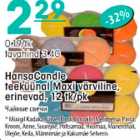 Hansa Candle teeküünal Maxi värviline, erinevad, 12 tk/pk