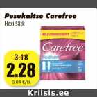 Allahindlus - Pesukaitse Carefree
Flexi 58tk