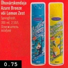 Õhuvärskendaja Azure Breeze või Lemon Zest