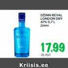 Allahindlus - DŽINN REVAL
LONDON DRY
47% 0,7 L