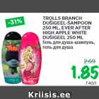 TROLLS BRANCH
DUŠIGEEL-ŠAMPOON
250 ML, EVER AFTER
HIGH APPLE WHITE
DUŠIGEEL 250 ML