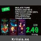 Allahindlus - MULATE TUME
ŠOKOLAAD 80 G