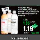 Allahindlus - VITAMIN WELL
VITAMIINIJOOK 0,5 L