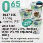 Allahindlus - Valio Alma jogurt
