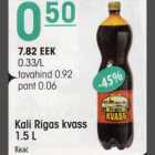 Allahindlus - Kali Rigas kvass