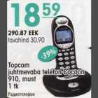 Allahindlus - Topcom juhtmevaba telefon Cocoon