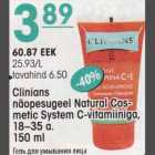 Allahindlus - Clinians näopesugeel Natural Cosmetic System C-vitamiiniga