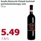 Itaalia Bonacchi Chianti kaitstud
päritolunimetusega vein
75 cl