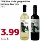Tšiili Fine Chile geograafilise
tähisega lauavein
75 cl