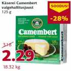 Käserei Camembert
valgehallitusjuust
125 g