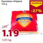Saaremaa riivjuust
200 g